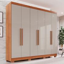 Guarda-roupa Casal 6 Portas 2 Gavetas França - Espresso Móveis