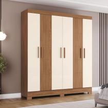 Guarda Roupa Casal 6 Portas 2 Gavetas Linha Briz