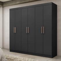 Guarda Roupa Casal 6 Portas 2 Gavetas MDF Genebra Maxel Guarda Roupa Casal 6 Portas 2 Gavetas MDF Genebra Maxel