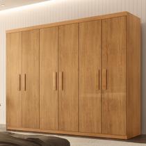 Guarda Roupa Casal 6 Portas 2 Gavetas MDF Petra