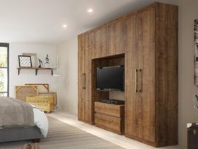 Guarda Roupa Casal 6 Portas 2 Gavetas Porto Native Carraro