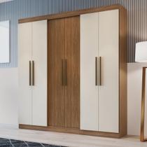 Guarda Roupa Casal 6 Portas 2 Gavetas Salvador Faimec