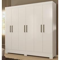 Guarda Roupa Casal 6 Portas 2 Gavetas Verso Demobile