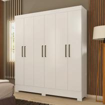 Guarda Roupa Casal 6 Portas 2 Gavetas Verso