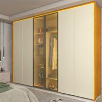 Guarda-roupa Casal 6 Portas 2 Portas Reflecta com Led com Pés 100% Mdf Lumina Guarda-roupa Casal 6 Portas 2 Portas Reflecta com Led com Pés 100% Mdf Lumina
