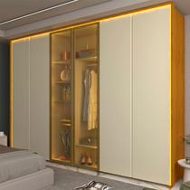 Guarda-roupa Casal 6 Portas 2 Portas Reflecta com Led com Pés 100% Mdf Splendor Guarda-roupa Casal 6 Portas 2 Portas Reflecta com Led com Pés 100% Mdf Splendor