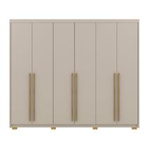 Guarda-Roupa Casal 6 Portas 3 Gavetas 100% MDF Dukai Fendi Guarda-Roupa Casal 6 Portas 3 Gavetas 100% MDF Dukai Fendi