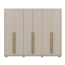 Guarda-roupa Casal 6 Portas 3 Gavetas 100% Mdf Dukai Fendi