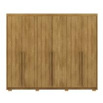 Guarda-Roupa Casal 6 Portas 3 Gavetas 100% MDF Dukai Nature Guarda-Roupa Casal 6 Portas 3 Gavetas 100% MDF Dukai Nature