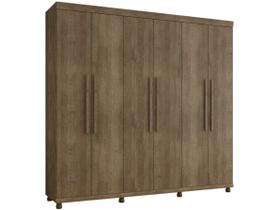 Guarda roupa Casal 6 Portas 3 Gavetas 100% MDF Lisboa Lanza Guarda roupa Casal 6 Portas 3 Gavetas 100% MDF Lisboa Lanza