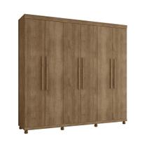 Guarda roupa Casal 6 Portas 3 Gavetas 100% MDF Lisboa Lanza