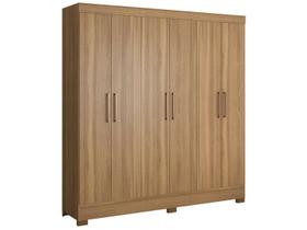 Guarda Roupa Casal 6 Portas 3 Gavetas 7 Prateleiras 2 Cabideiros Pés PVC Prático Guarda Roupa Casal 6 Portas 3 Gavetas 7 Prateleiras 2 Cabideiros Pés PVC Prático