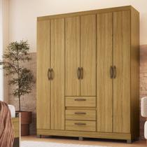 Guarda-Roupa Casal 6 Portas 3 Gavetas Bege Guarda-Roupa Casal 6 Portas 3 Gavetas Bege