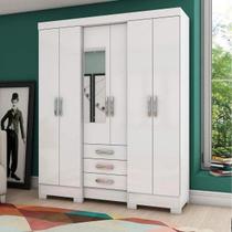 Guarda-Roupa Casal 6 Portas 3 Gavetas Briz