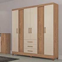 Guarda Roupa Casal 6 Portas 3 Gavetas Durban Guarda Roupa Casal 6 Portas 3 Gavetas Durban