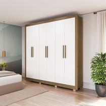 Guarda-Roupa Casal 6 Portas 3 Gavetas Harmonia