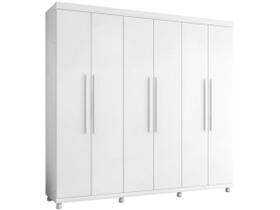 Guarda-roupa Casal 6 Portas 3 Gavetas Móveis Lanza - Genova Guarda-roupa Casal 6 Portas 3 Gavetas Móveis Lanza - Genova
