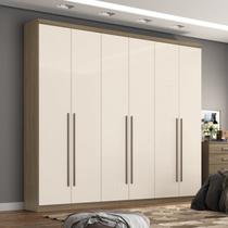 Guarda Roupa Casal 6 Portas 3 Gavetas Pérola