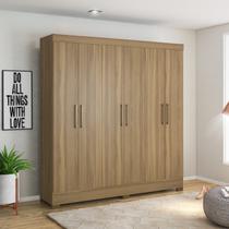 Guarda Roupa Casal 6 Portas 3 Gavetas Prático Móveis Guarda Roupa Casal 6 Portas 3 Gavetas Prático Móveis