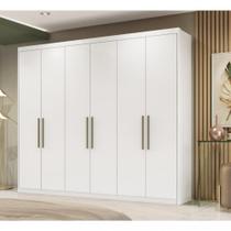 Guarda Roupa Casal 6 Portas 3 Gavetas Sumatra Demobile