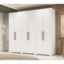 Guarda Roupa Casal 6 Portas 3 Gavetas Sumatra Demobile