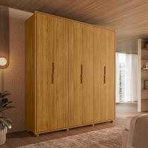 Guarda-Roupa Casal 6 Portas 4 Gavetas 100% MDF com Pés Matisse Guarda-Roupa Casal 6 Portas 4 Gavetas 100% MDF com Pés Matisse