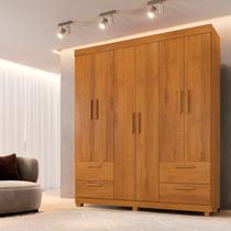 Guarda-roupa Casal 6 Portas 4 Gavetas 100% MDF Flórida Yescasa Guarda-roupa Casal 6 Portas 4 Gavetas 100% MDF Flórida Yescasa