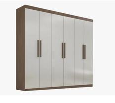 Guarda Roupa Casal 6 Portas 4 Gavetas 100% Mdf Leblon D'doro