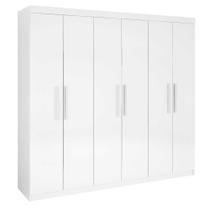 Guarda Roupa Casal 6 Portas 4 Gavetas 100% MDF Leblon D'doro