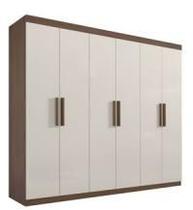 Guarda Roupa Casal 6 Portas 4 Gavetas 100% Mdf Leblon D'doro