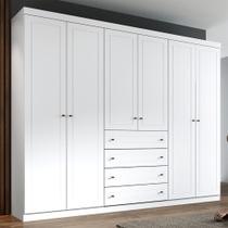Guarda Roupa Casal 6 Portas 4 Gavetas Americano