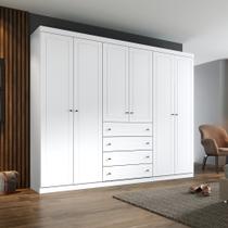 Guarda-Roupa Casal 6 Portas 4 Gavetas Americano