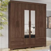 Guarda Roupa Casal 6 Portas 4 Gavetas B63 Briz