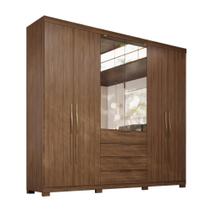 Guarda Roupa Casal 6 Portas 4 Gavetas com Espelho Vicenza Guarda Roupa Casal 6 Portas 4 Gavetas com Espelho Vicenza