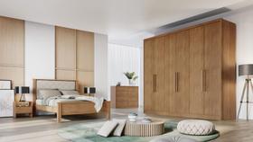 Guarda Roupa Casal 6 Portas 4 Gavetas - Messina-Cumaru - Móveis Novo Horizonte