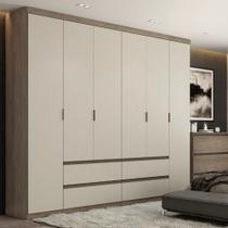 Guarda Roupa Casal 6 Portas 4 Gavetas Nobre THB
