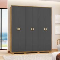 Guarda Roupa Casal 6 Portas 4 Gavetas Noronha