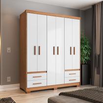 Guarda-Roupa Casal 6 Portas 4 Gavetas Primacy