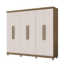Guarda Roupa Casal 6 Portas 5 Gavetas 100% MDF - Portugal