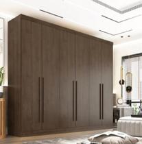 Guarda Roupa Casal 6 Portas 6 Gavetas 100% MDF Gramado - Móveis Valverde - New Canion