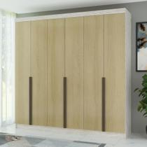 Guarda-roupa Casal 6 Portas 6 Gavetas 100% Mdf Lisboa - Móveis Meneghetti