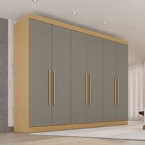 Guarda-roupa Casal 6 Portas 6 Gavetas 100% Mdf Órion Plus