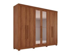 Guarda-roupa Casal 6 Portas 6 Gavetas com Espelho Órion Premium Salleto