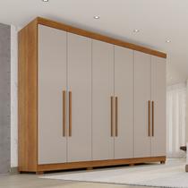 Guarda-roupa Casal 6 Portas 6 Gavetas com Pés 100% Mdf Órion Plus