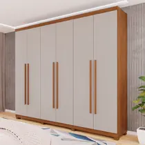 Guarda-Roupa Casal 6 Portas 6 Gavetas com Pés Florianópolis