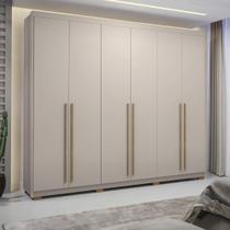 Guarda Roupa Casal 6 Portas 6 Gavetas Dubai Majestic