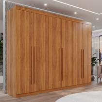Guarda Roupa Casal 6 Portas 6 Gavetas Gramado 100% MDF Marrom/Cinamomo Guarda Roupa Casal 6 Portas 6 Gavetas Gramado 100% MDF Marrom/Cinamomo