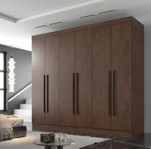 Guarda Roupa Casal 6 Portas 6 Gavetas Olimpia - Móveis Valverde - New Canion