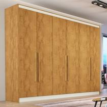 Guarda Roupa Casal 6 Portas 6 Gavetas - Oslo-Peroba - Made Marcs