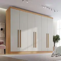Guarda Roupa Casal 6 Portas 6 Gavetas Paris Plus